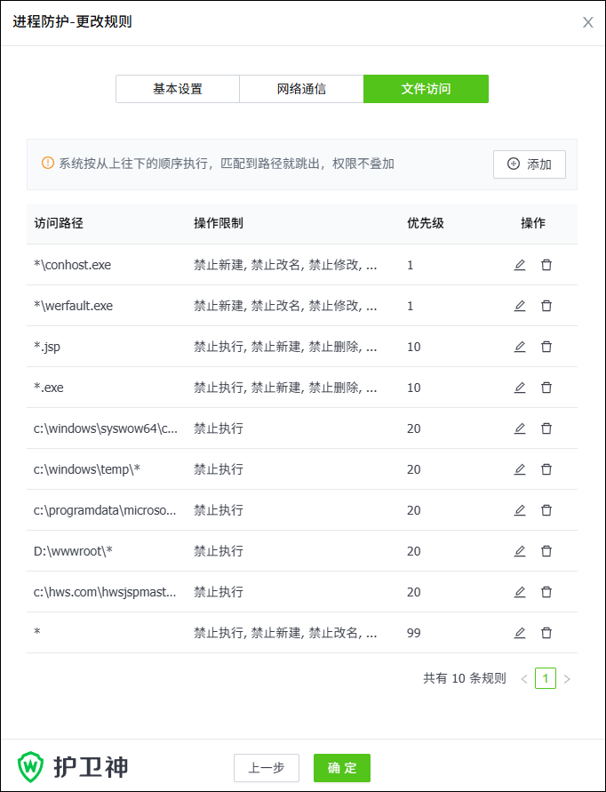 Tomcat進(jìn)程防護(hù)規(guī)則 Tomcat進(jìn)程防護(hù)規(guī)則